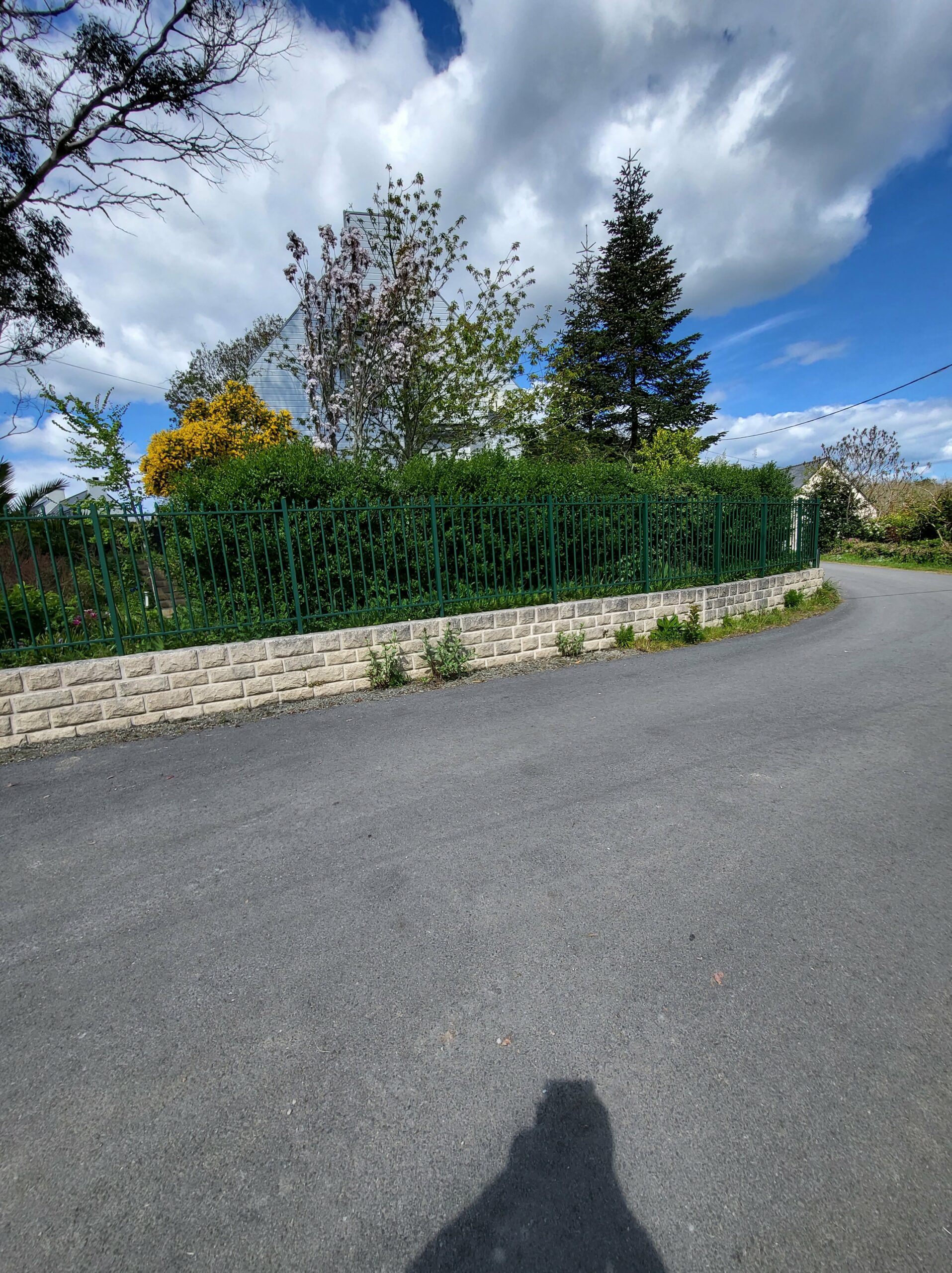 murs traitement nettoyage à crozon avant